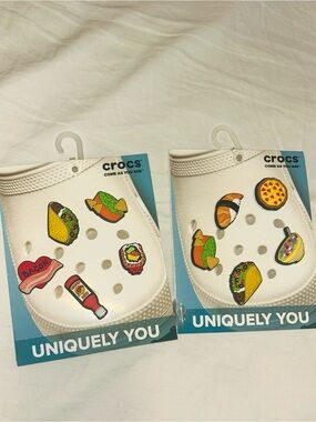 CROCS Multi-Color Food Jibbitz Charm Set